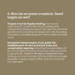 Biodiversity and ecosystems